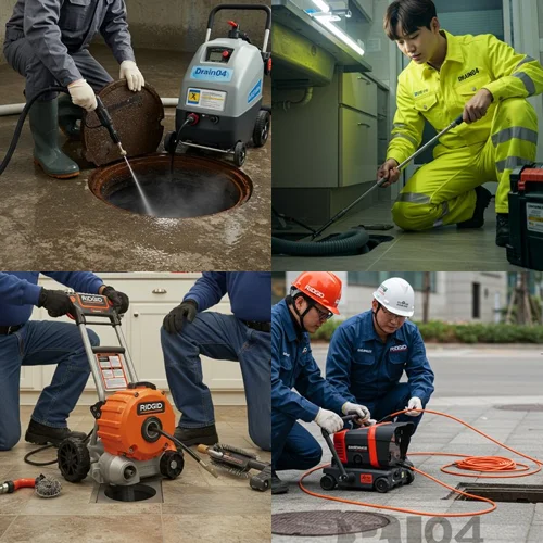하수관 세정의 효율적인 고압세척 방법
