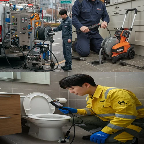 오정구 변기막힘 수리 오수관 시원하게 뻥