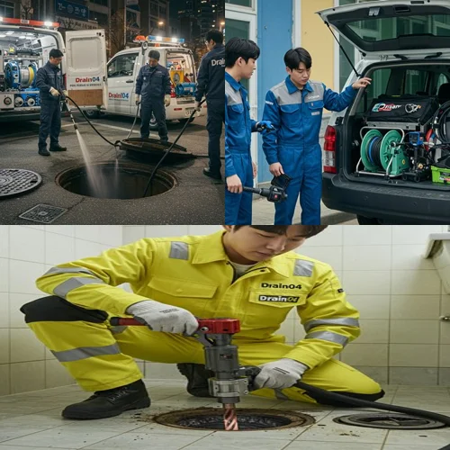 오정구 하수구 뚫음 배관 시원한 통수