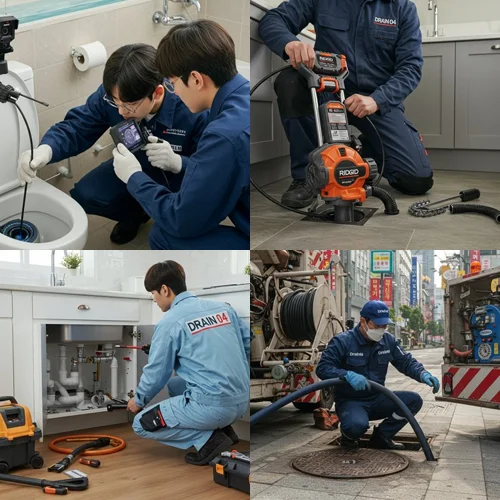 원종동 하수구 뚫음 배관 전문가 출동