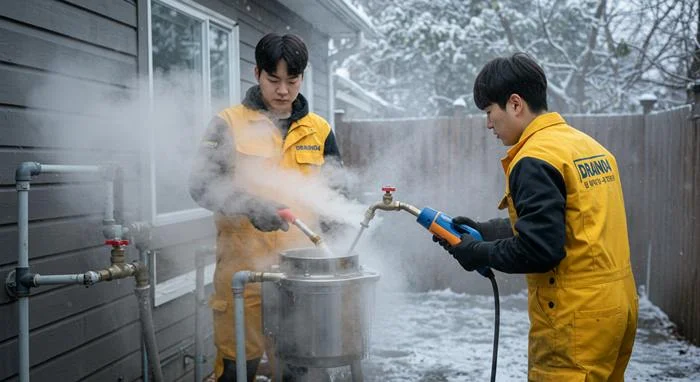 작동 수도 얼었을때 꽁꽁 언 수도관 완벽 해빙 1 작동 수도 얼었을때 꽁꽁 언 수도관 완벽 해빙