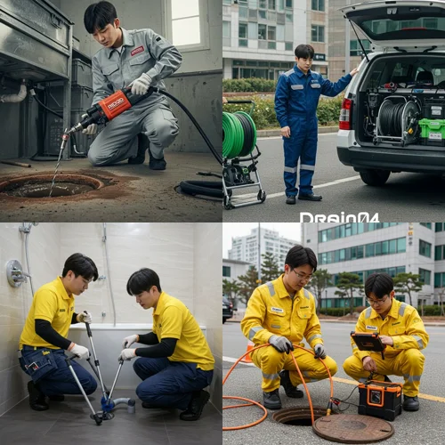 오정구 배수구 막힘 오수관 뚫음 시원한 물줄기