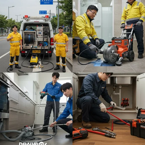 고강동 하수구 막힘 하수도 완벽한 복구
