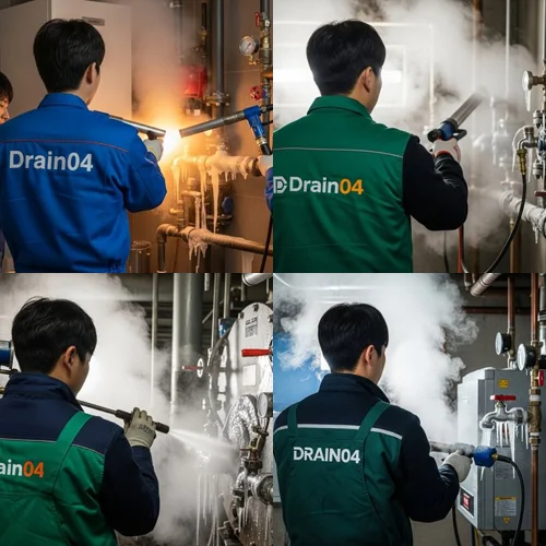 삼정동 수도관 동파 하수구 녹임으로 쾌적한 환경을