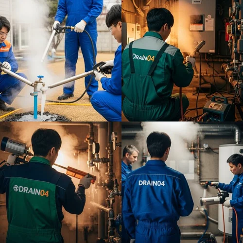 삼정동 수도관 동파 하수구 녹임으로 쾌적한 환경을