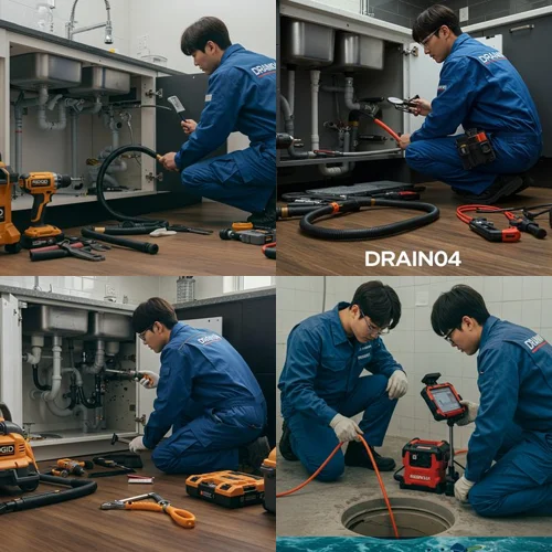 소사구 하수구 뚫음 하수도 번 막히고 결국 전화
