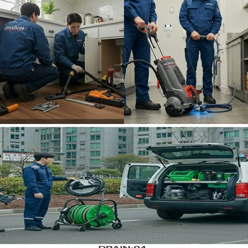 원미구 싱크대 하수구 막힘 배관 청소
