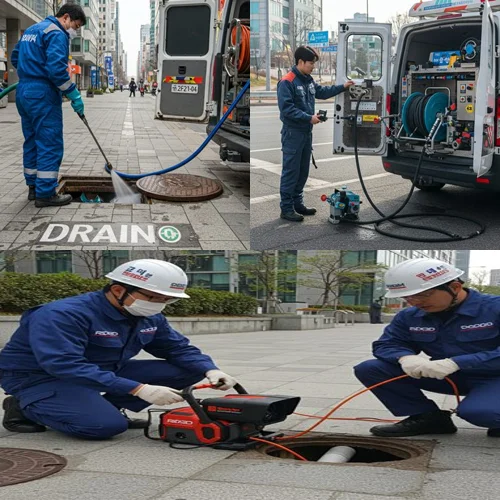 심곡동 하수구 업체 오수관 빌딩 메인관