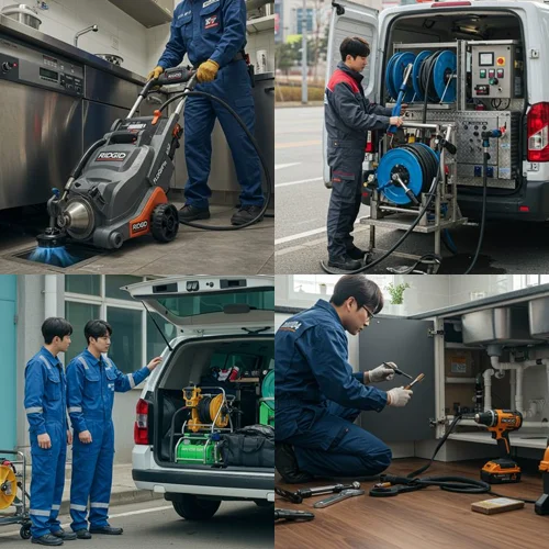오정구 하수구 업체 오수관 횡주관 청소