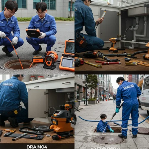 공장 식당 주방 오정구 싱크대 막힘 배수구는 여기가 전문