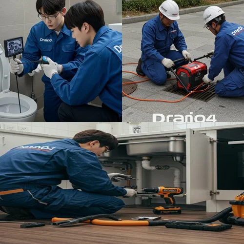 괴안동 싱크대 하수구 막힘 역곡역 근처 빌라 층