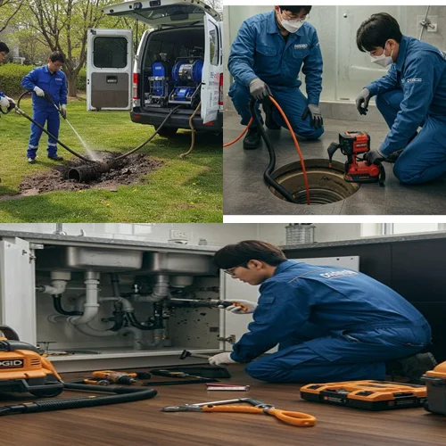 괴안동 싱크대 하수구 막힘 역곡역 근처 빌라 층