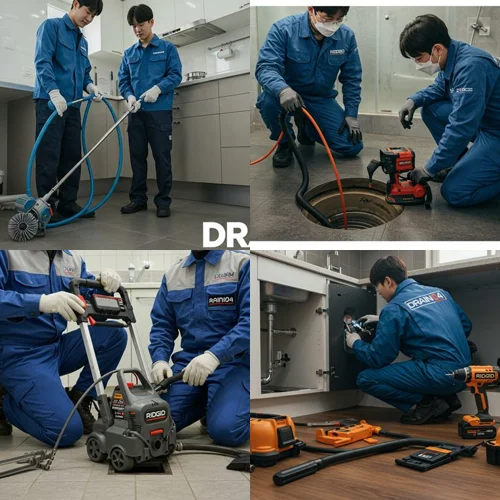 빌라 주차장 맨홀 역류 계수동 하수구 업체 오수관
