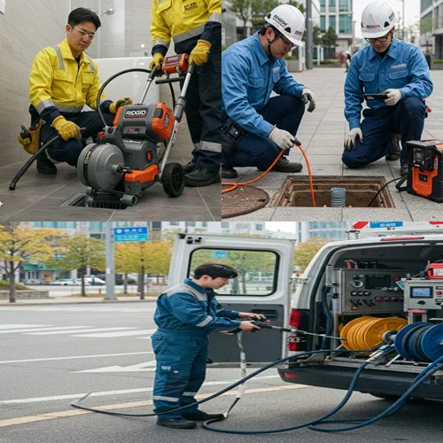 춘의동 하수구 뚫음 하수도 공장 배관은 전문가에게