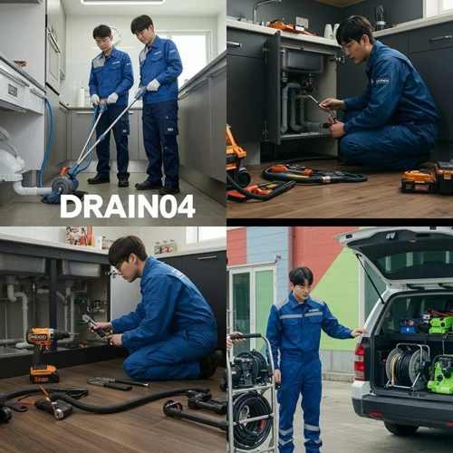 춘의동 하수구 뚫음 하수도 공장 배관은 전문가에게