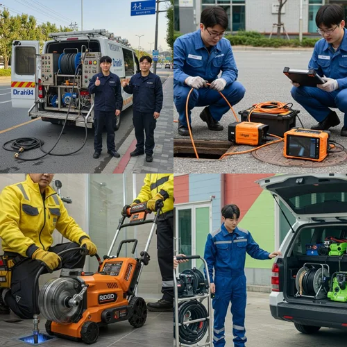 소사구 하수구 뚫음 하수도 번 막히고 결국 전화
