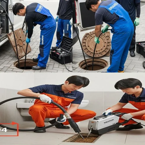 부천역 남부광장 근처, (소사구) 심곡동 하수구 뚫음 하수도
