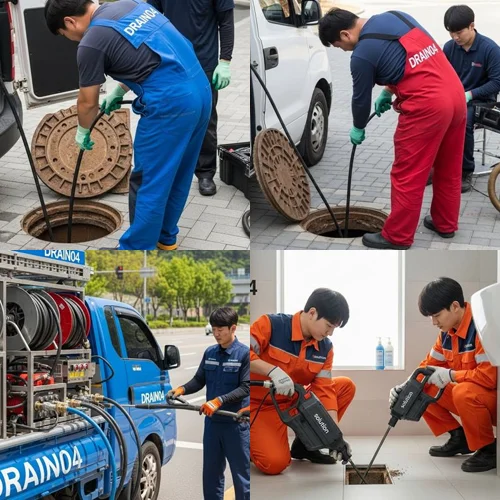 부천역 남부광장 근처, (소사구) 심곡동 하수구 뚫음 하수도