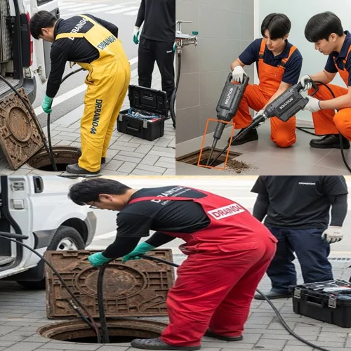 부천역 남부광장 근처, (소사구) 심곡동 하수구 뚫음 하수도