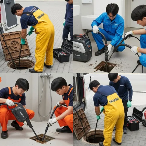 소사구 변기 막힘 수리, 소사본동 빌라 1층 역류