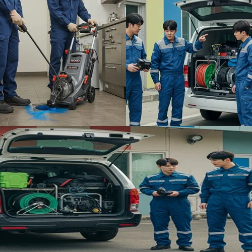 빌라 주차장 맨홀 역류, 계수동 변기 막힘 수리 1 빌라 주차장 맨홀 역류, 계수동 변기 막힘 수리