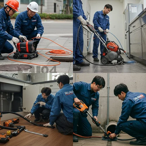 원종동 하수구 뚫음 하수도, 공항 근처 빌라 막힘