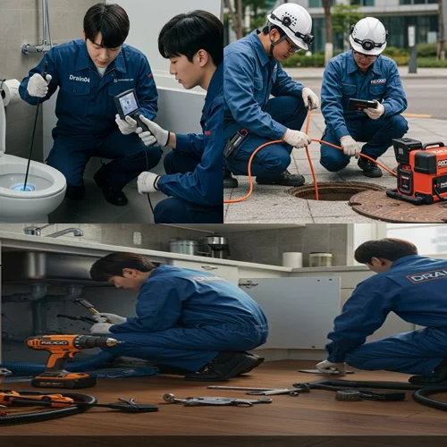 원종동 하수구 뚫음 하수도, 공항 근처 빌라 막힘