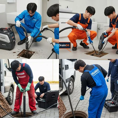 빌라 주차장 맨홀 역류, 계수동 하수구 막힘 업체가 해결