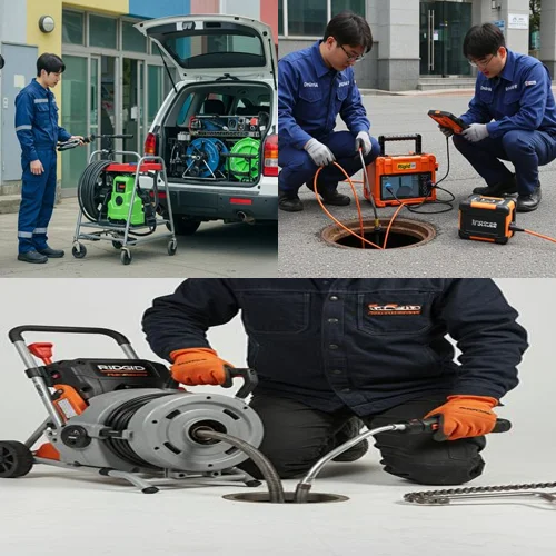 작동 싱크대 막힘 배수구, 전원주택 카페 막힘