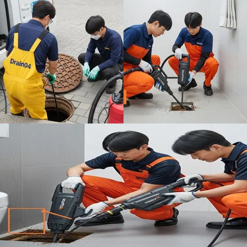 범박동 변기 막힘 수리, 아파트 상가 식당