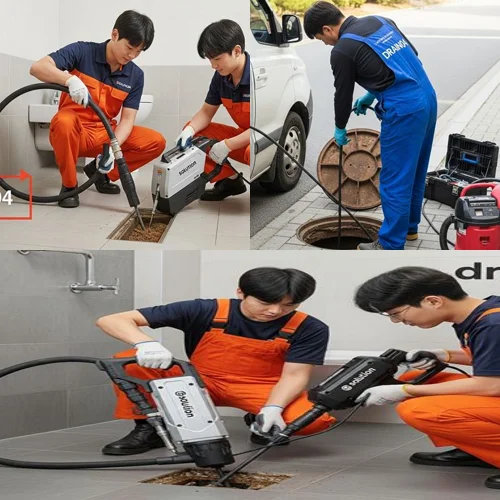 옥길동 하수구 뚫음 하수도, 신축 아파트인데 왜?