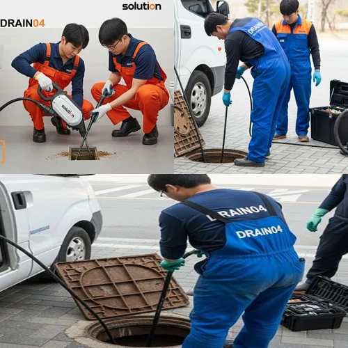 옥길동 하수구 뚫음 하수도, 신축 아파트인데 왜?