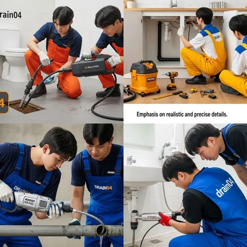 부천 상동 싱크대 하수구 막힘, 아파트 1층 역류... 드디어!