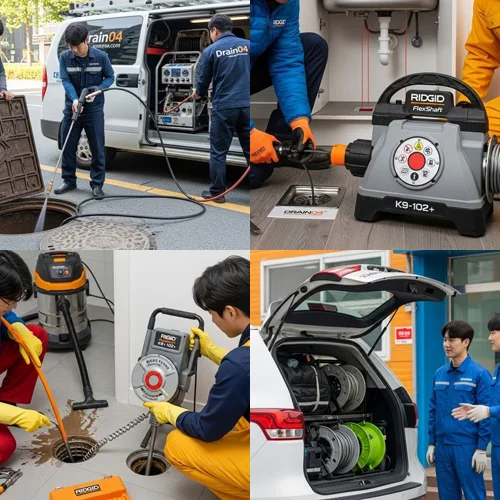 부천 상동 싱크대 하수구 막힘, 아파트 1층 역류... 드디어!
