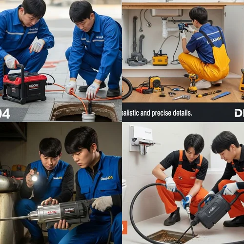 부천 상동 싱크대 막힘 배수구, 아파트 1층 역류... 드디어!