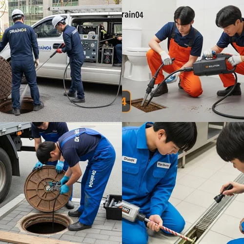 춘의동 하수구 업체 오수관, 공장 배관은 전문가에게