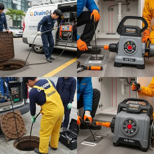 송내동 하수구 막힘 업체, 1층 상가 역류... 드디어 뚫었어요!