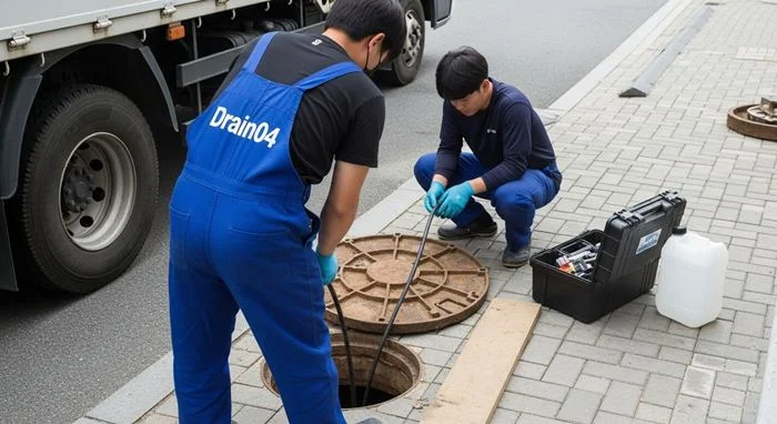 부천 상동 오수관 배관 막힘 호수공원