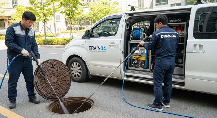 약대동 오수관 배관 막힘 대단지
