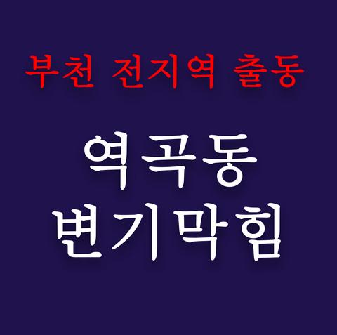 역곡동 변기막힘