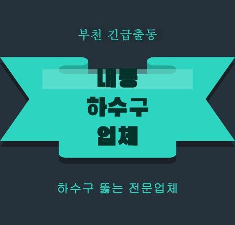 내동 하수구 업체 5845