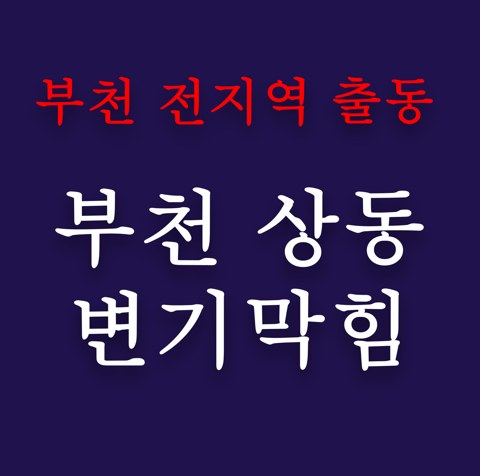 부천 상동 변기막힘 4959