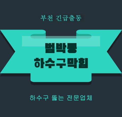 범박동 하수구막힘 5931