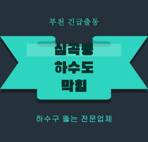 심곡동 하수도 막힘 5885