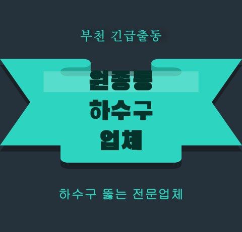 원종동 하수구 업체 5936